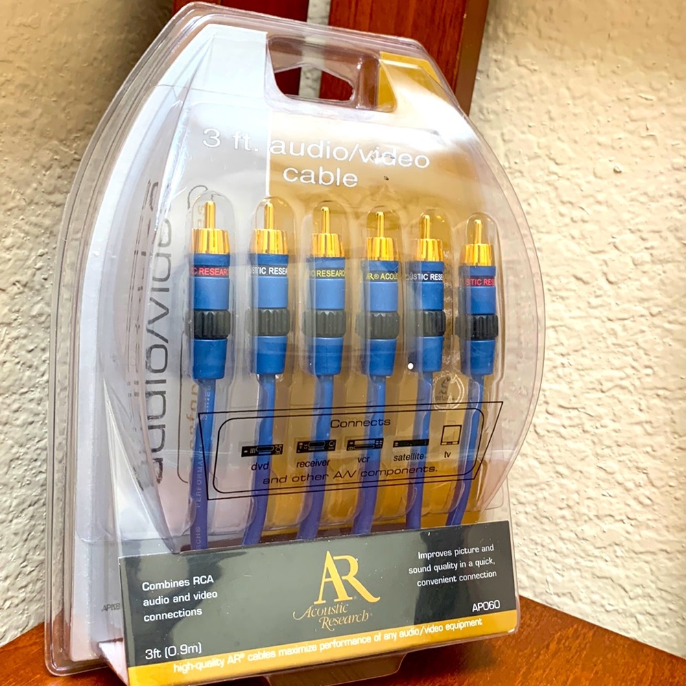 NEW…Acoustic Research Composite Video Stereo Audio